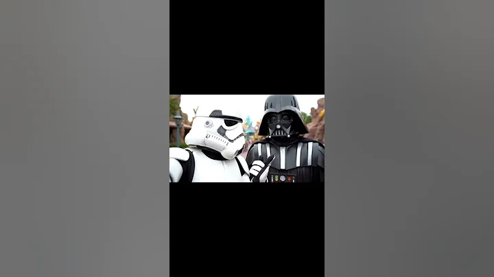 Stormtroopers Take Over Disneyland #larry #stormtroopers #starwars #fyp #xyzbca #viral #darthvader