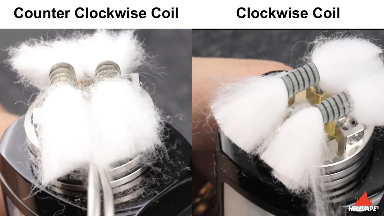Hellbeast RDA Coil Building Counterclockwise VS Clockwise Hellvape