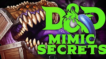 Everything About Mimics (Dungeons and Dragons)