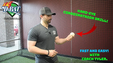 A quick hand-eye coordination drill with coach Tyler
