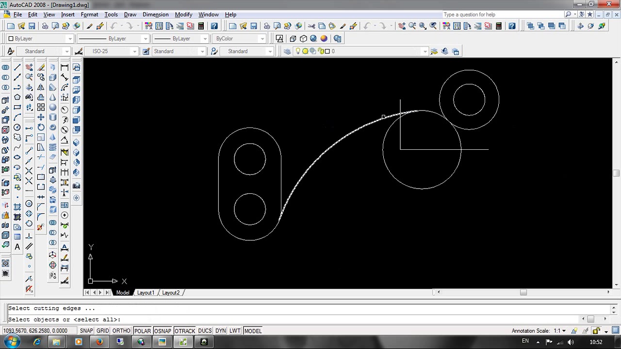 Rocker arm menggunakan autocad 2d YouTube