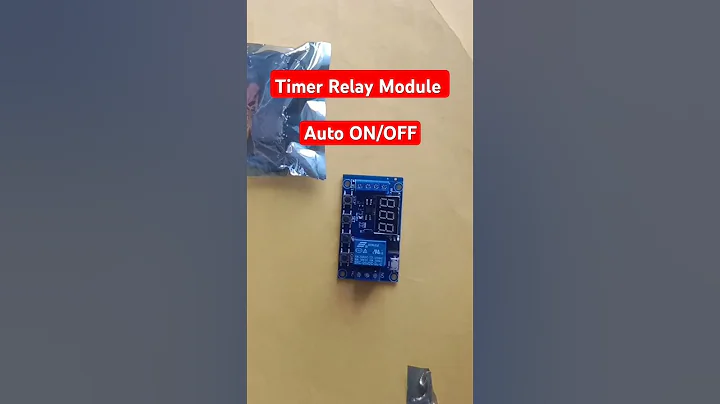 Relay delay timer module, timer relay module #shorts #shortvideo #ytshorts