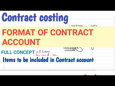 Contract Account Format