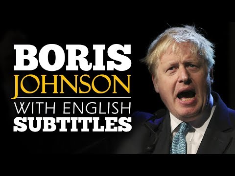 ANGLICKÁ ŘEČ | BORIS JOHNSON: První projev jako předseda vlády (anglické titulky)