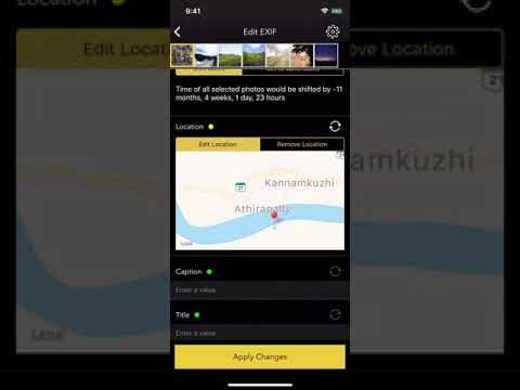 How to BULK EDIT EXIF on iPhone X , Photography App