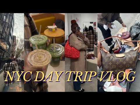 NYC DAY TRIP VLOG: popup bagels, blank street coffee, canal st, and more!