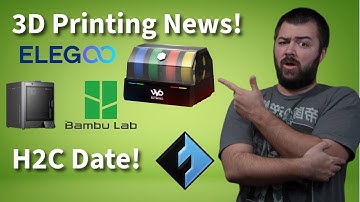 3D Printing News! Bambu Lab H2C Date, Centauri Multi-Color, 3D Printer Gun Ban, And More!