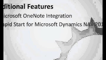 NAV 2013 - Additional Features