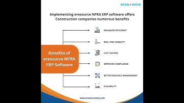 Benefits of eresource NFRA ERP for construction Industry | Contracting ERP Software