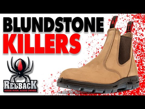 REDBACK - Most comfy boots EVER? - (CUT IN HALF) - Blundstone Killers (c) by N/A