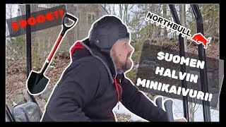 TESTISSÄ SUOMEN HALVIN MINIKAIVURI! Northbull NB08