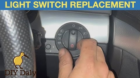 Audi A4 light switch replacement