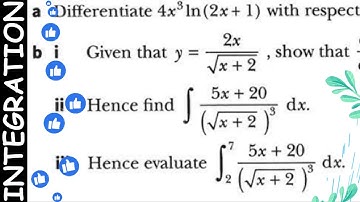 Integration, Cambridge Additional Math Book, Exercise:15.12, Q8