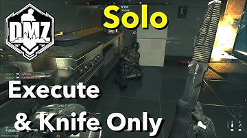 Call of Duty® Warzone 2.0 DMZ | (Solo) Execute & Throwing Knife Only in Building 21 (7th Aug. 2023)