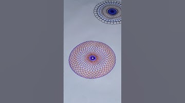 Geometric Magic: Hypnotic Shaped Spirograph #satisfying #spirograph #asmr #art #viral #shorts