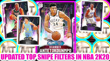 INSANE NEW TOP SNIPE FILTERS IN NBA 2K20! DO THIS RIGHT NOW TO MAKE MT! | NBA 2K20 MY TEAM
