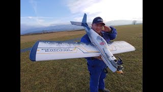 ECOTOP Maracana 1.52m with Evolution 10cc gas engine Maiden flight