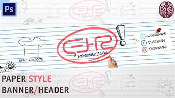 Tutorial: Paper Style Banners/Headers by Qehzy