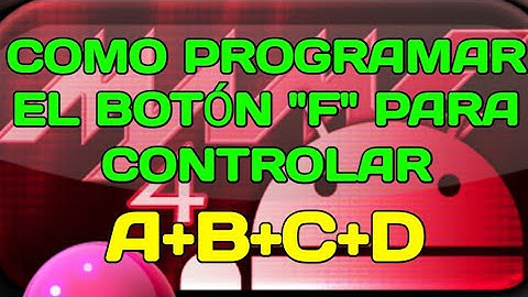 programar 1 Boton para controlar A+B+C+D