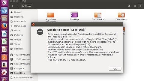 How to solve Unable to access logical drive in Ubuntu