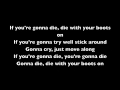 die with your boots on by iron maiden lyrics