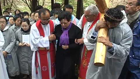 Julia Kim suffered crucifixion on Good Friday 2011...