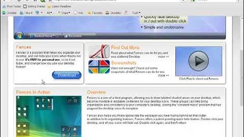 Fences desktop icon sorter