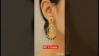 D Chandbali Earrings 6 Grams Only. D Earrings Designs With Price. Chandbali Collection