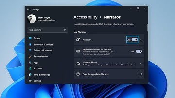 How to enable Narrator feature in Windows 11