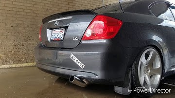 Scion tc muffler delete with headers