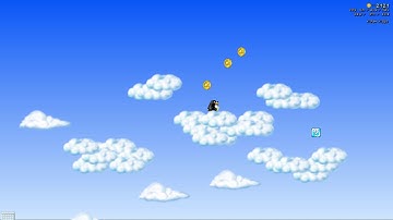 SuperTux 0.6.1 A Path in the Clouds secret 1