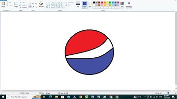 Ms paint tutorial hindi !! how to make pepsi logo in ms paint #mspaint