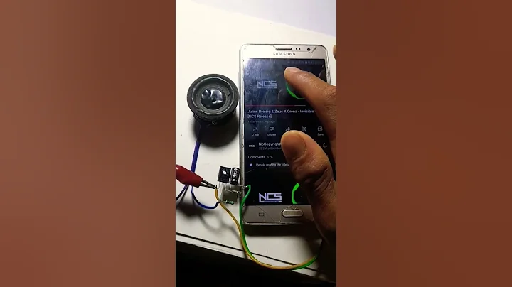 single transistor audio amplifier  D882 NPN transistor you can use bc547 #amazing #homemade #diy