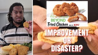KFC BEYOND FRIED CHICKEN 2.0 isn’t for vegans ?! | Plant-based Fast Food Review