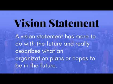Video: Wie schreibt man ein Vision Statement für ein Produkt?