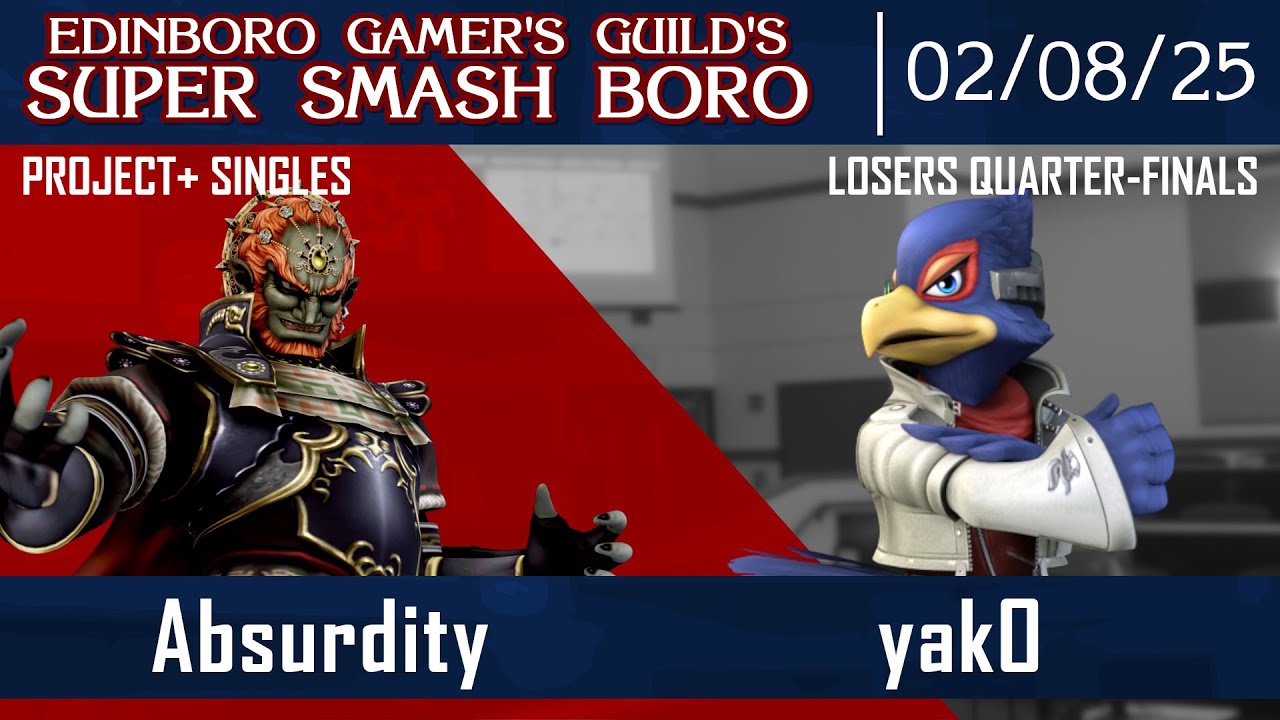 Smash Boro 79 LQF - Absurdity (Ganondorf) Vs. yakO (Falco) - Project+ ...