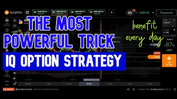 the most - powerful trick || time interval utilization || iq option strategy