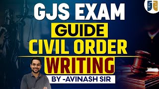 GJS Exam Guide | Civil Order Writing Explained Step by Step