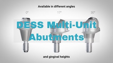 DESS Prosthetic Components: Multi-Unit Abutments