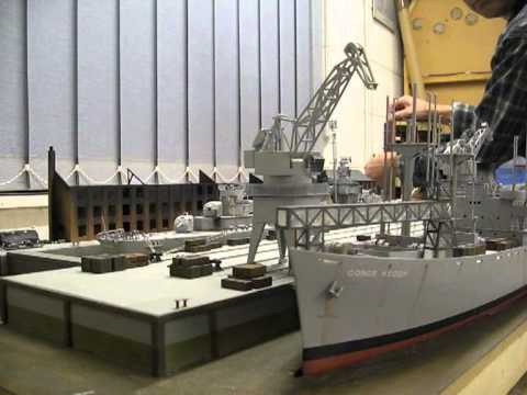 Scratch Built N Scale Level Luffing Crane - YouTube