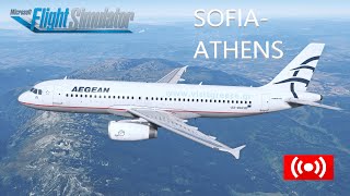 MFS2020 Sofia to Athens A3 981 A320