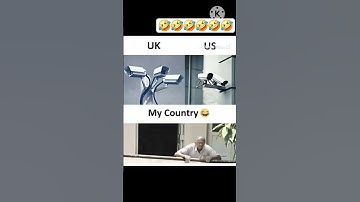 While the UK and US use advanced CCTV cameras for monitoring, in "My Country" a human CCTV #yt short