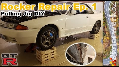 R32 GT-R Restoration: Building a DIY Pinch Weld Pulling Jig