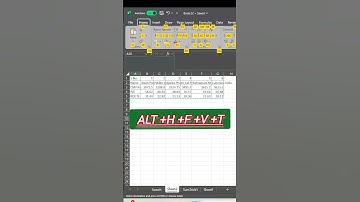 Convert your horizontal data into vertical in click #shorts