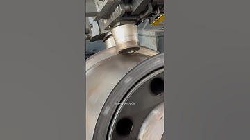 Automatic flanging machine for axial fan casing