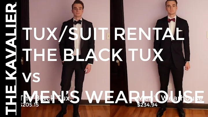 綜合評價：The Black Tux vs Men's Wearhouse租禮服體驗