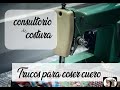 Trucos para coser cuero