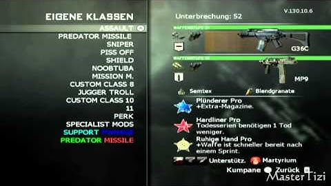 ~CoD MW3~ Ultimate Class Mod Code [Bully@Wiiplaza]