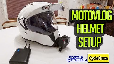 Motovlogger Helmet GoPro Setup & How to MotoVlog
