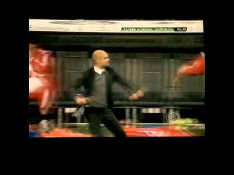 Guardiola angry at the referee
